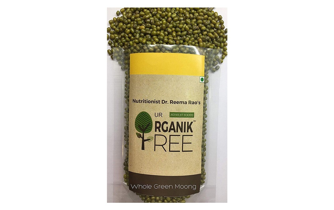 Our Organik Tree Wohle Green Moong    Pack  500 grams